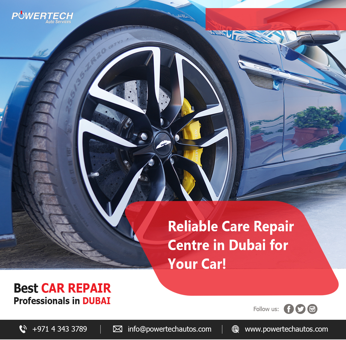 Professional Car Repair Workshop in Dubai